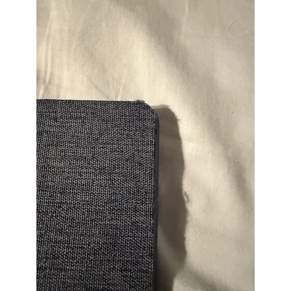 Amazon Kindle Paperwhite 10th Gen Water-Safe Fabric Cover Navy Blue Folio Case